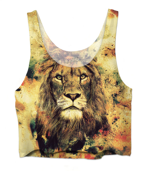 Lion -The King II Crop Top
