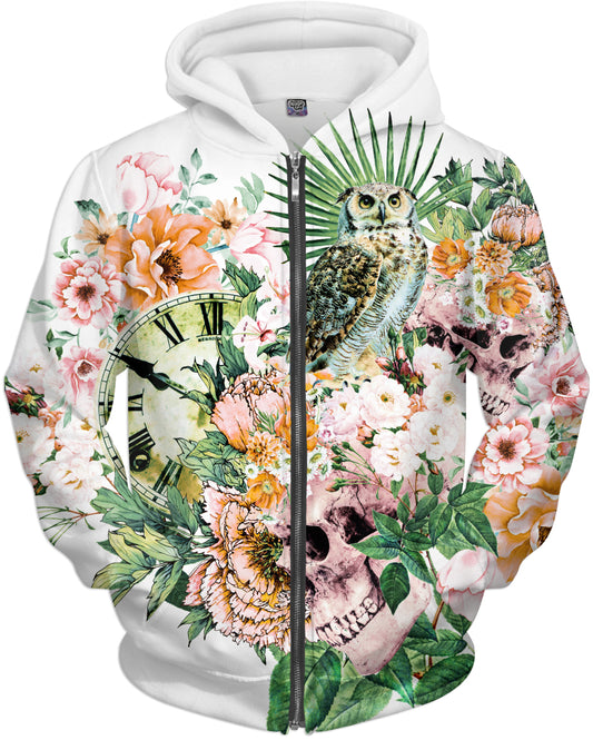 Interpretation of a dream - Owl with Skulls Hoodie