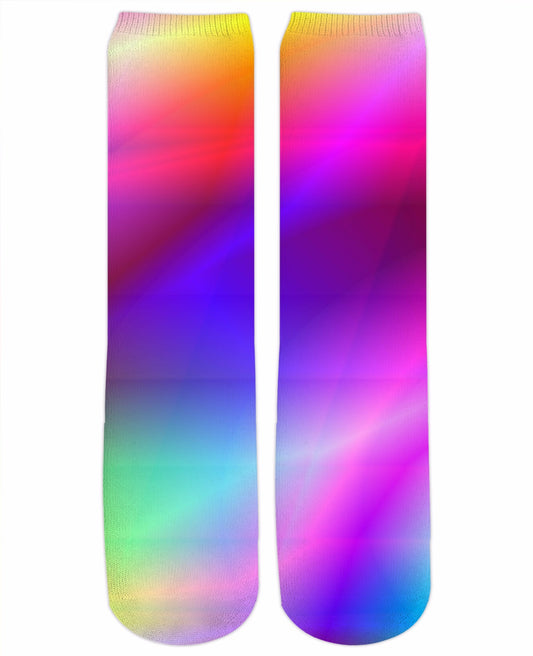Rainbow COLORS Crew Socks