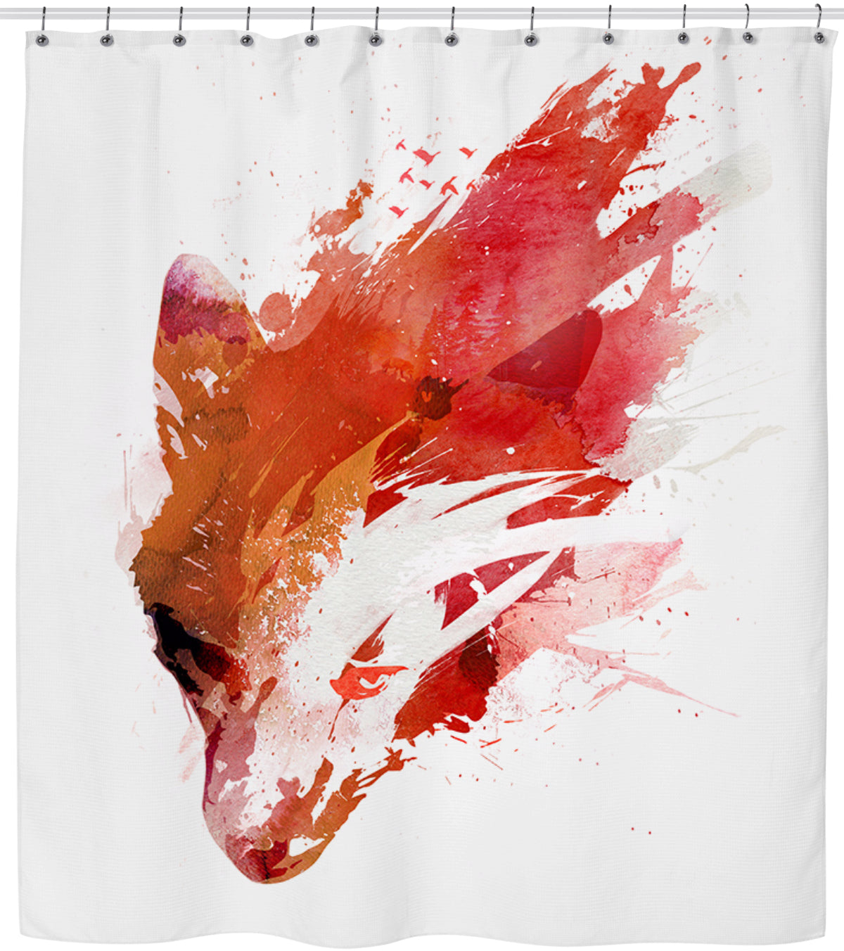 Fox of Love Shower Curtain