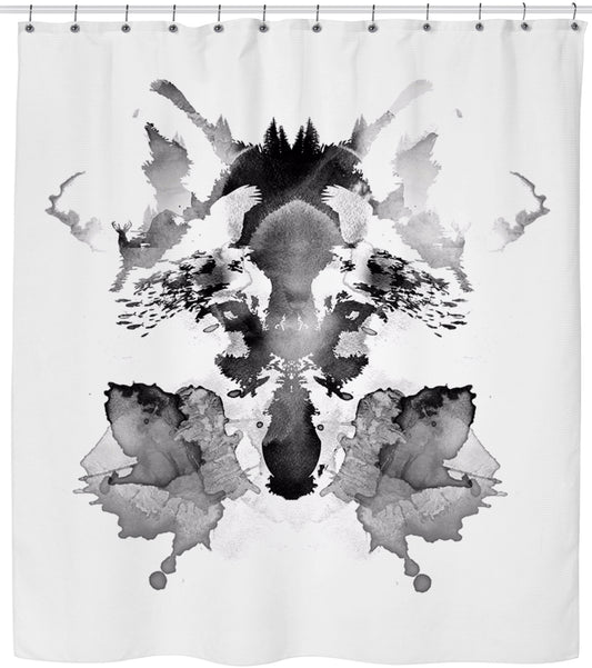 Rorscach Shower Curtain
