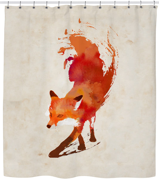 Vulpes Vulpes Shower Curtain