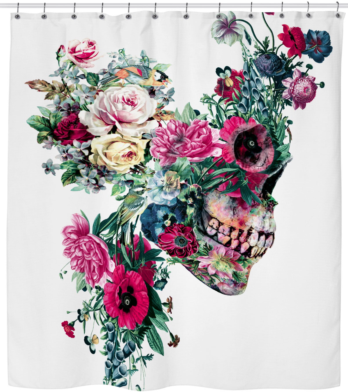 SKULL VIII Shower Curtain