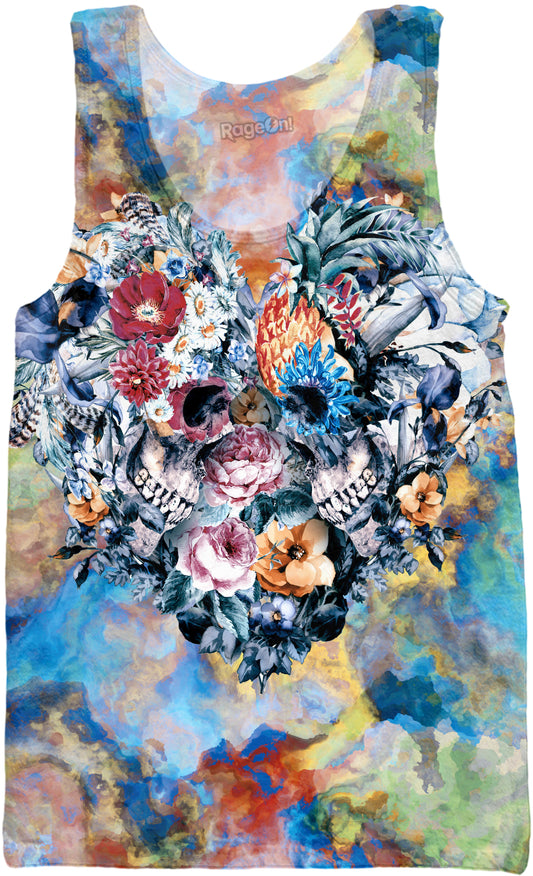 Skull - Heart Tank Top