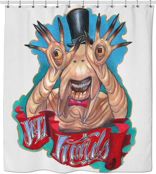 Jazz Hands Shower Curtain