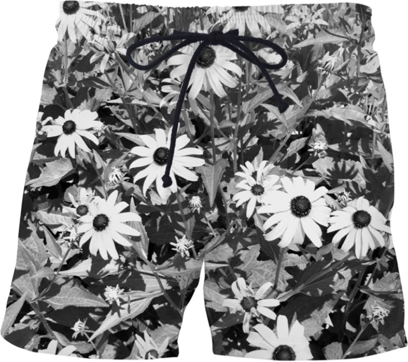 Flower Power Swim Trunks