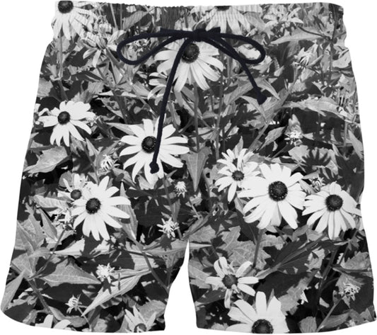 Flower Power Swim Trunks