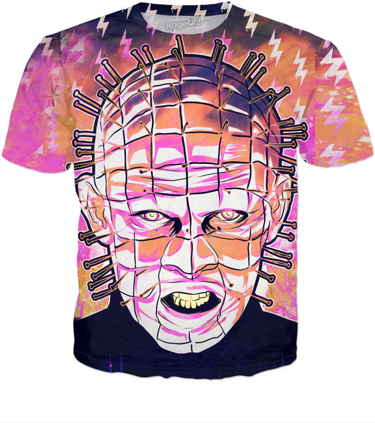 Neon Horror; Pinhead T-Shirt