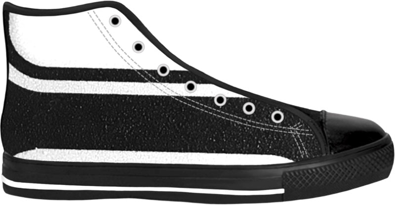 Black & White Mixed Striped Shoes