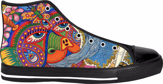 Life Black Sole High Top Shoes