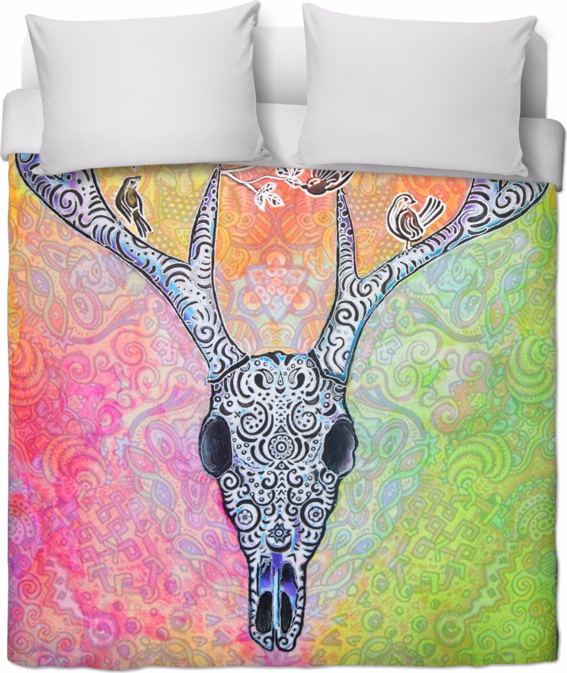 AGA Skull & Bird Duvet Cover
