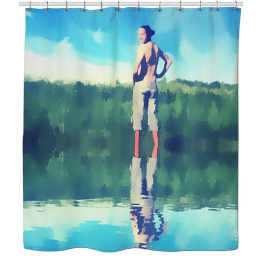 Summer Break Shower Curtain
