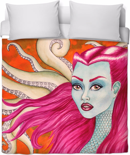 Octowoman Duvet Cover