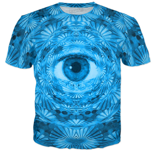 Blue Psychedelic Eye T-Shirt
