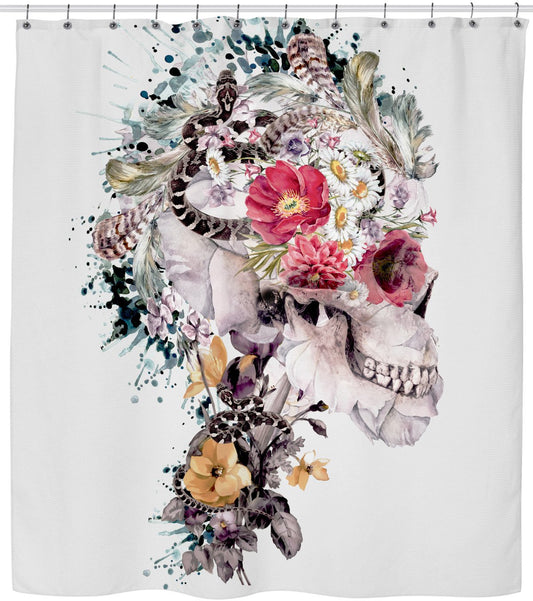 Skull - Momento Mori X Shower Curtain