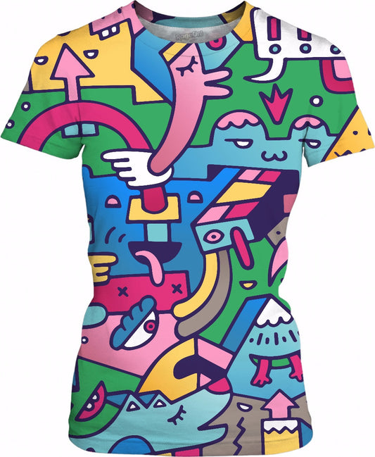 Shredded Feet - Mister Phil Womans Shirt