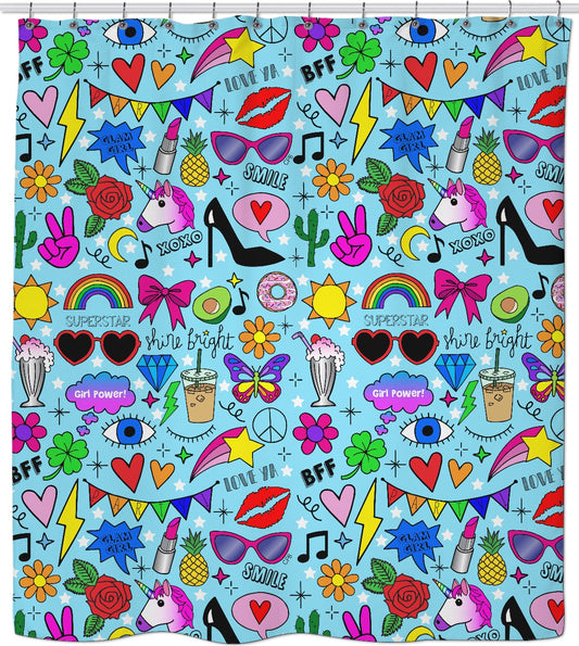 Glam Girl Shower Curtain