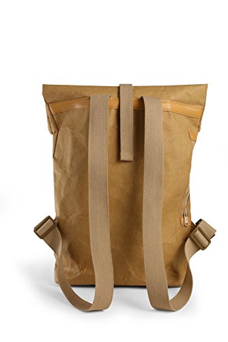 THE EXPLORER: Vegan Kraft Paper Backpack by Humming Kraft - ECO-FRIENDLY, TEAR-RESISTANT, DURABLE, WASHABLE, EASY-TO-CLEAN