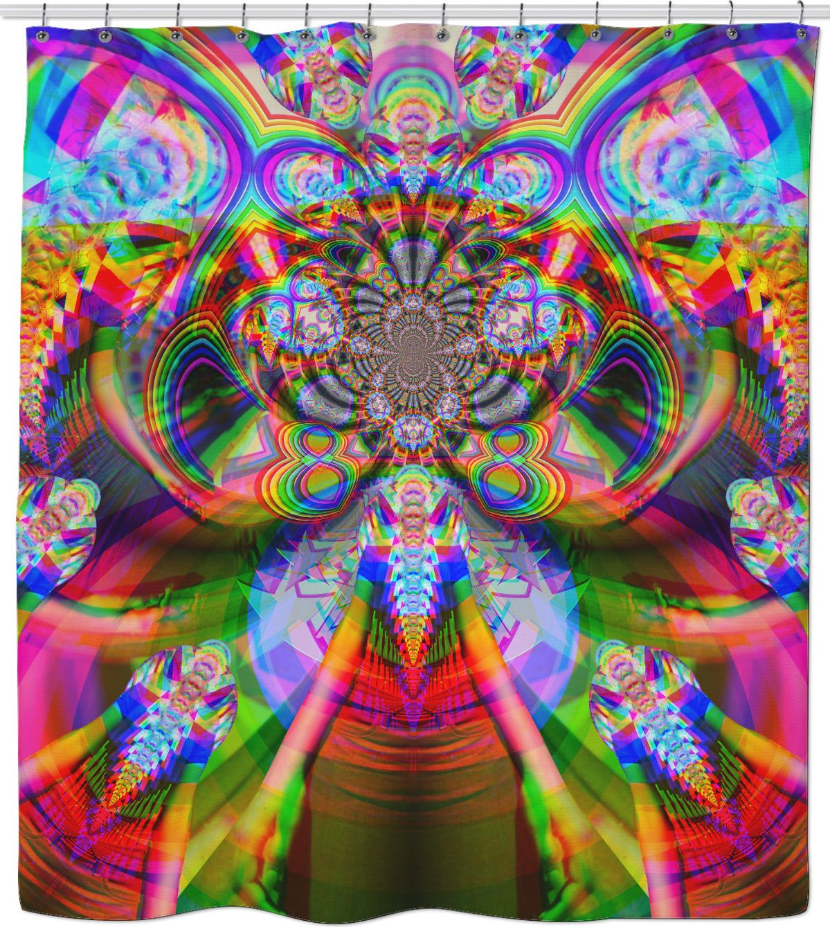 SuperSonic Vortex Shower Curtain