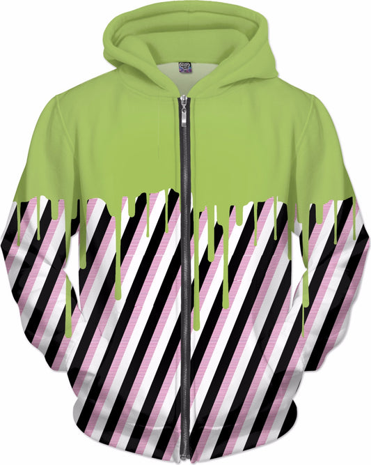 Om Nom Slime Zip-Up Hoodie