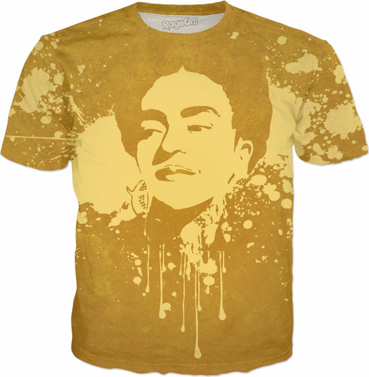 Frida Splatter Yellow T-Shirt