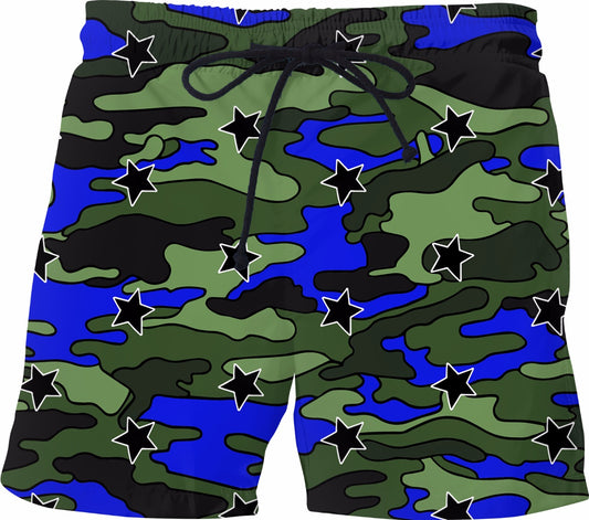 Camo Stars Swim Shorts