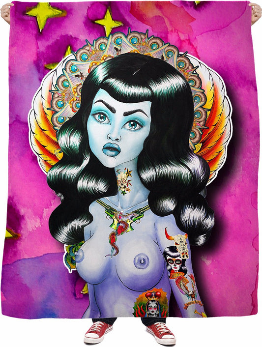 Madonna of the Galaxy Blanket