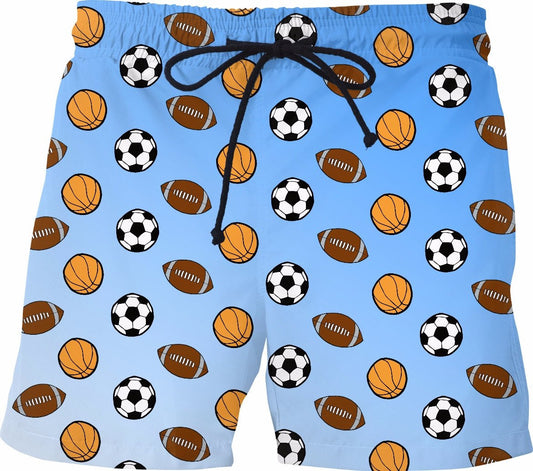 Sports Balls Swim Shorts