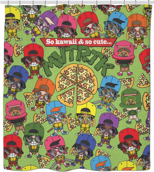 MVTRTK PIZZA Shower Curtain