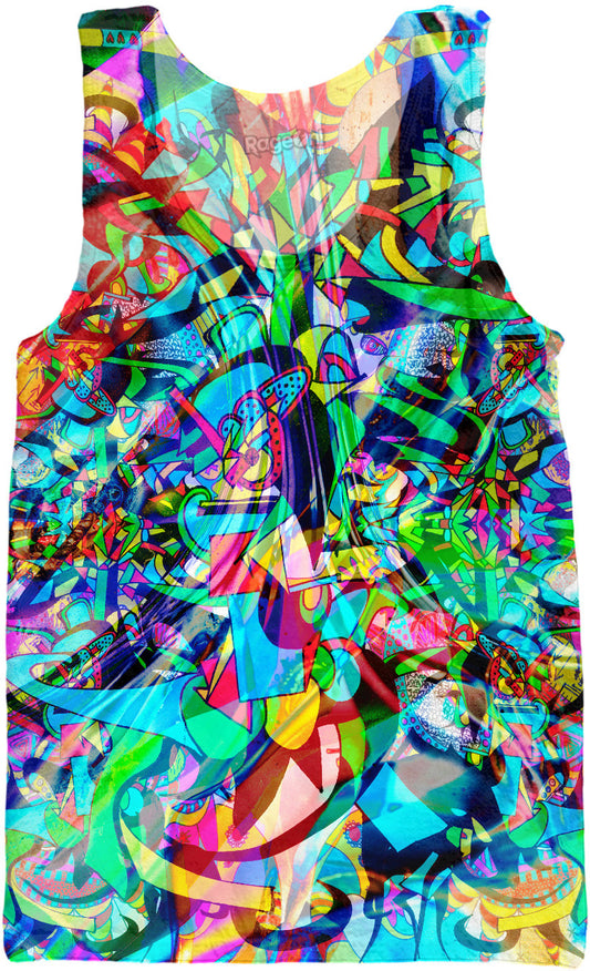 Alien Tornado Smash Tank Top