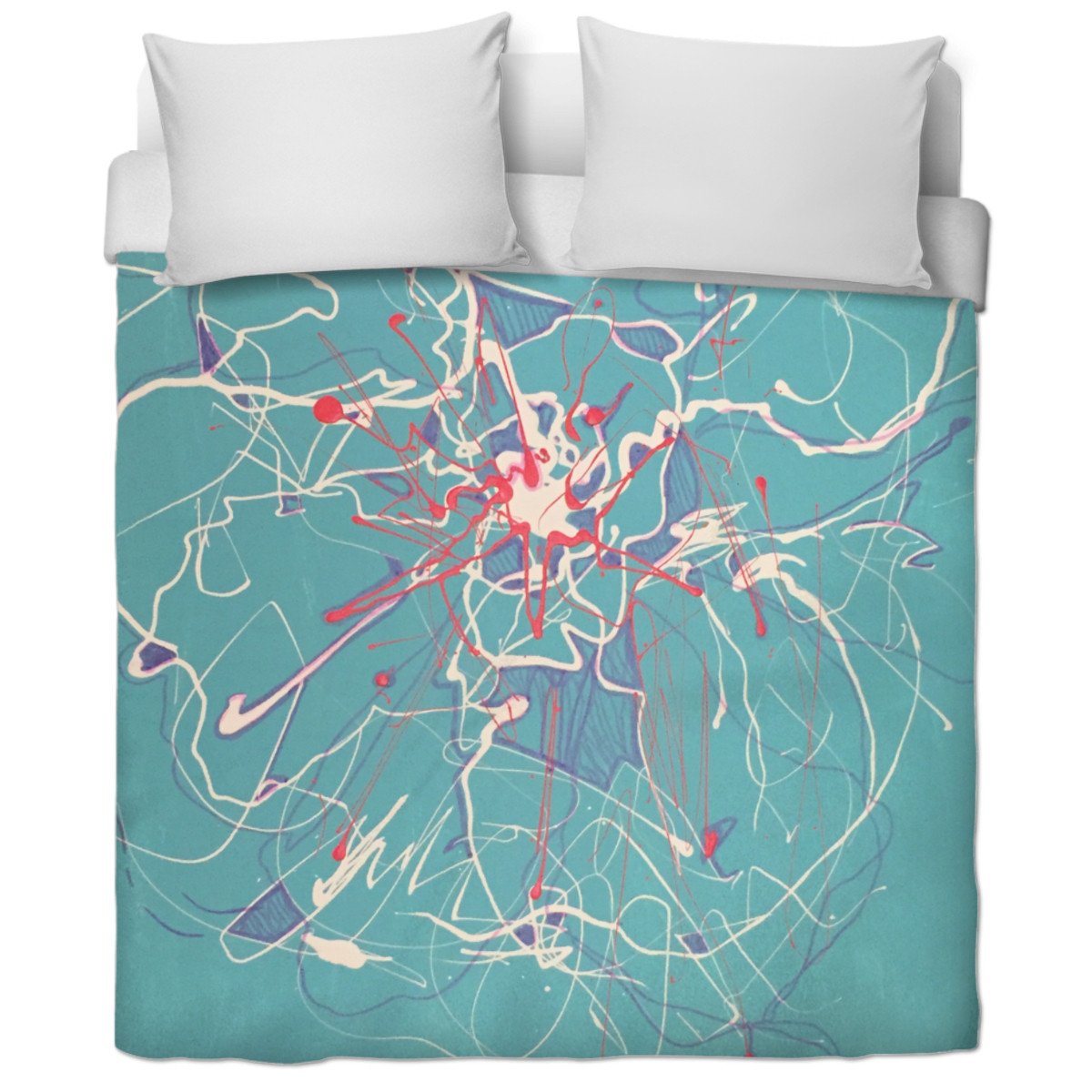 Blue Hawaii Duvet Cover
