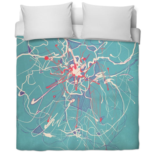 Blue Hawaii Duvet Cover