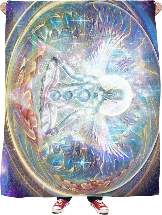 Centre of the universe Fleece Blanket