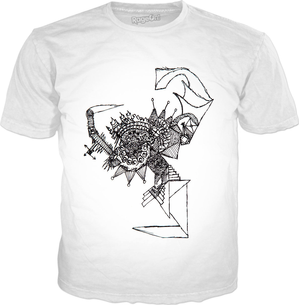 Ancient Stairway To Mysticism Classic T-Shirt White
