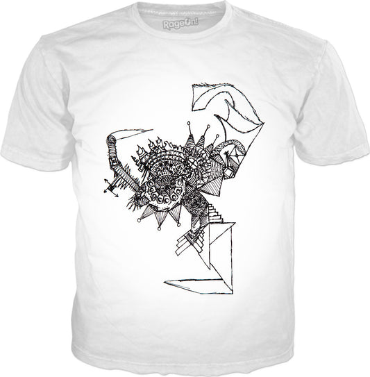 Ancient Stairway To Mysticism Classic T-Shirt White