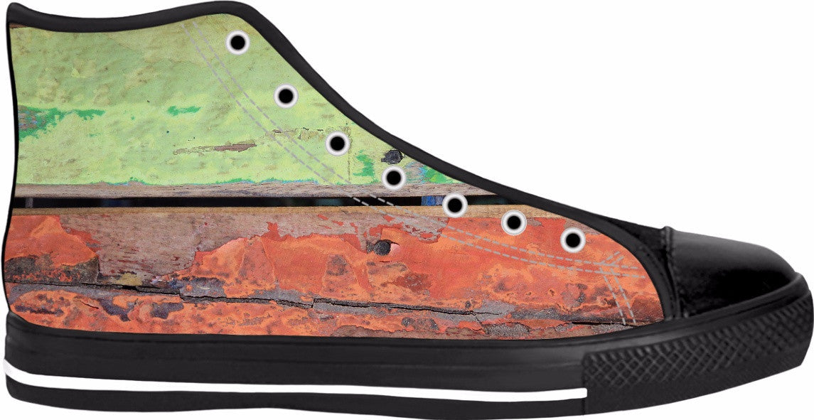 Green and Rust Shoes