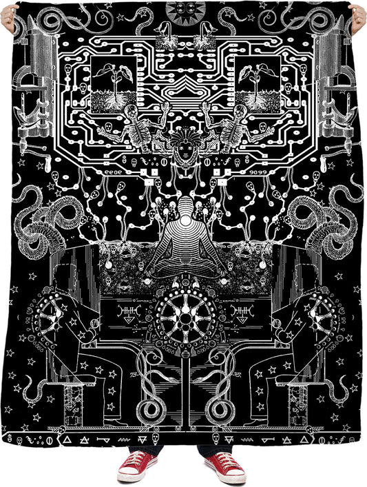 Seed Circuits Fleece Blanket