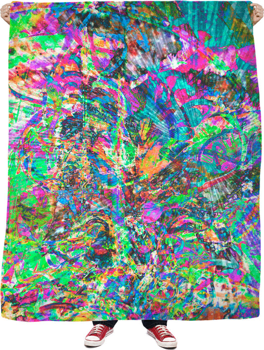 Neon Yumminess Fleece Blanket