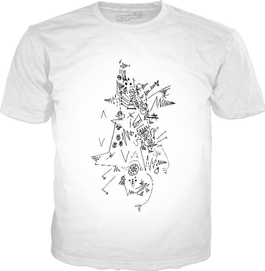 Abstract Lesson 101 White Classic T-Shirt