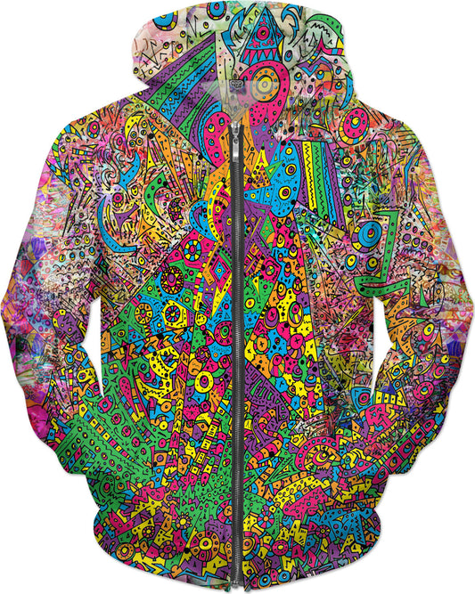 Whateva Whateva Neon Dance Like There's No Tomorrow Hoodie
