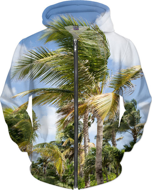 Caribbean Palms Hoodie