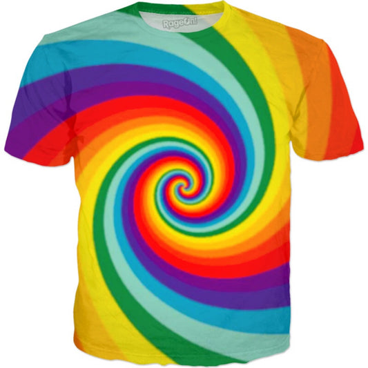 Rainbow Spiral (CLICK THE SHIRT ICON FOR MORE) T-Shirt