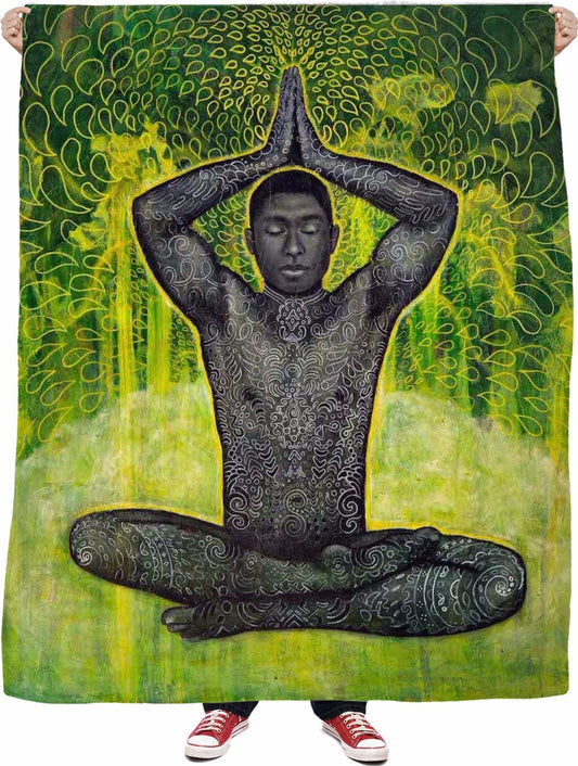 AGA Meditation Land Fleece Blanket