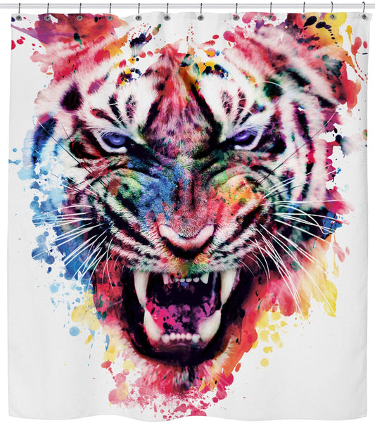 Tiger IV Shower Curtain