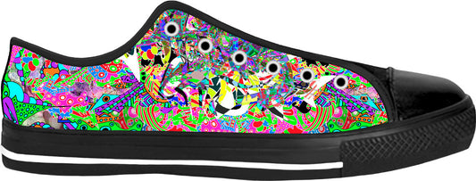 Intergalactic Shock Black Low Top Shoes