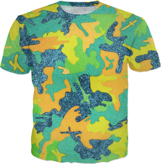 Glitter Camo T-Shirt
