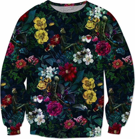 Flowers and Skeletons Sweatshirt