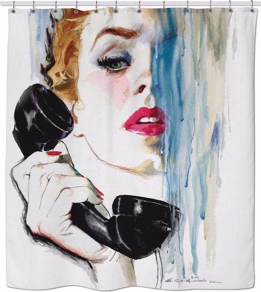 Go Please Shower Curtain
