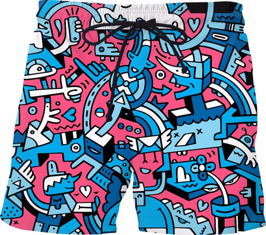 Charm Defensive - Mister Phil Swim Shorts