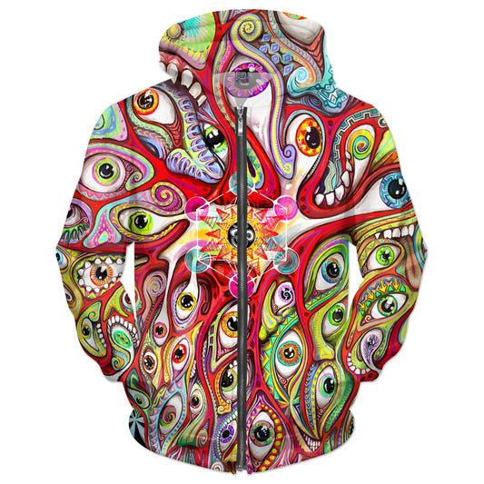 Eyes of The Universe & Om Symbol Hoodie